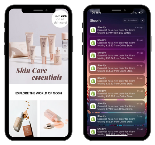 Ferdigbygd dropshipping-butikk